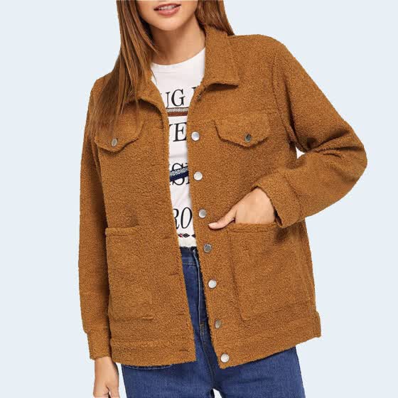 women's oversized open front hooded draped pockets cardigan coat