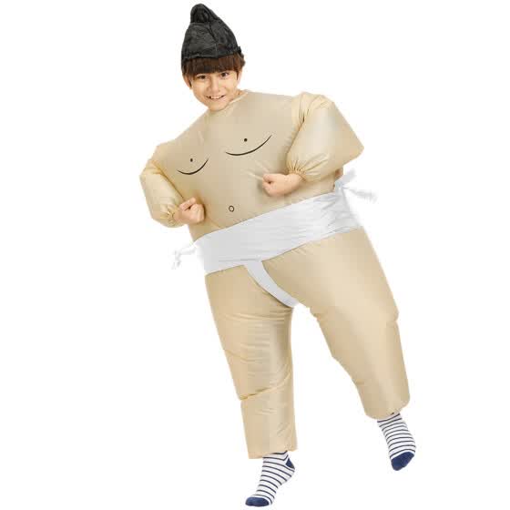 Shop Kids Inflatable Chubby Sumo Wrestler Costumes Halloween Airblown Funny Clothing For Halloween Cosplay Fancy Party Parade Supplies Online From Best Cardigans On Jd Com Global Site Joybuy Com