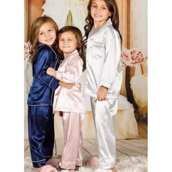 baby girl silk pajamas
