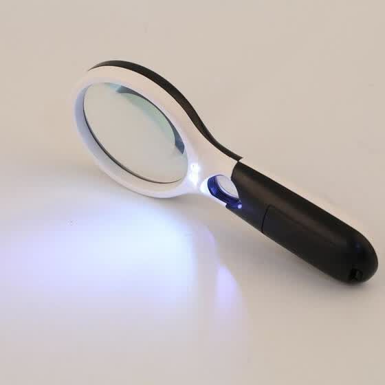 magnifying glass with light for reading