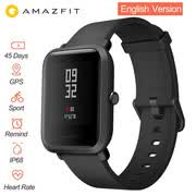 Amazfit Bip Smart Watch [Versión en inglés] Huami GPS Smartwatch Android iOS Monitor de ritmo cardíaco 45 días Batería IP68