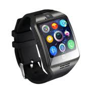 Reloj elegante Q18 de los hombres de Bluetooth con la cámara grande de la tarjeta del TF Sim de la ayuda de la batería de la pantalla táctil para el pasómetro del teléfono de Android