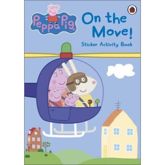 Shop Peppa Pig On The Move Sticker Activity Book 粉红猪小妹 在