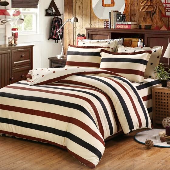 Shop Avivi Cotton Student Bed Set Bed Kit Duvet Cover Fitted