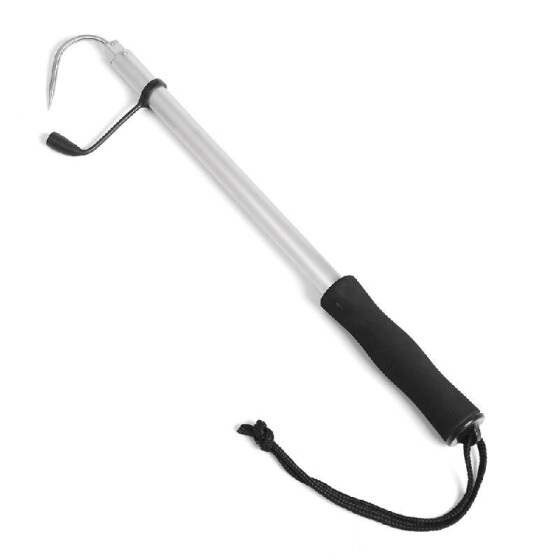 Fishing Spears & Gaffs Telescopic Retractable Gaff Stainless Ice Sea ...
