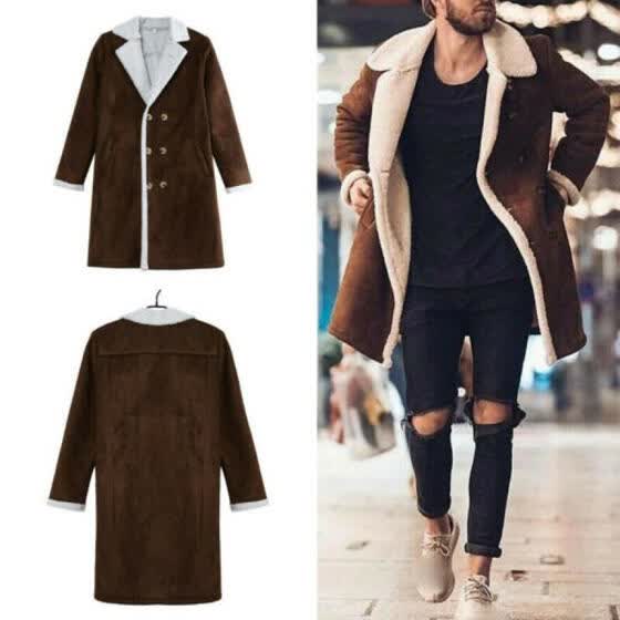 fluffy trench coat