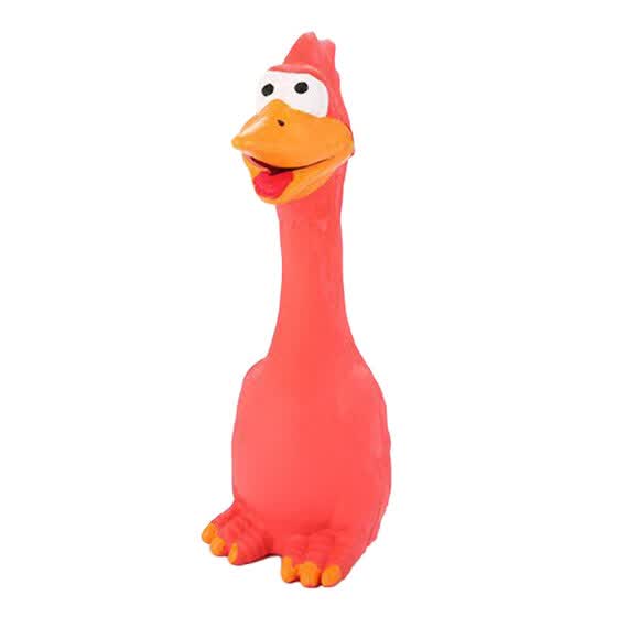 soft chicken dog toy