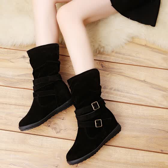 ladies low wedge ankle boots