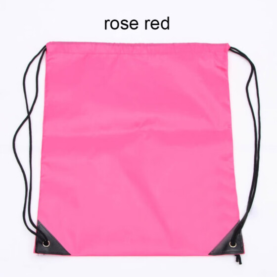jd drawstring bag pink