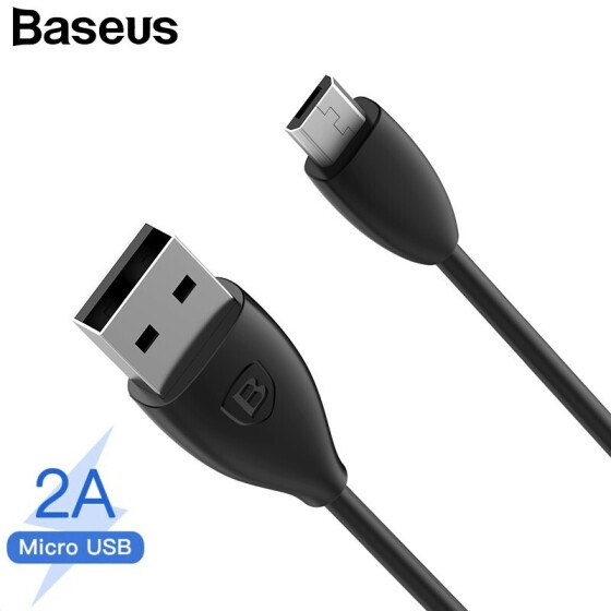  Baseus 2A Micro USB Кабель для зарядки и передачи данных для Samsung Note 4 Xiaomi Red MiHua Wei Qi Зарядка 1M 