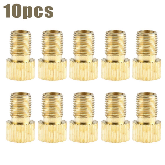 10pcs Pump Bicycle Convert Presta to Schrader Bike Valve Adaptor Tube Pump KIUS