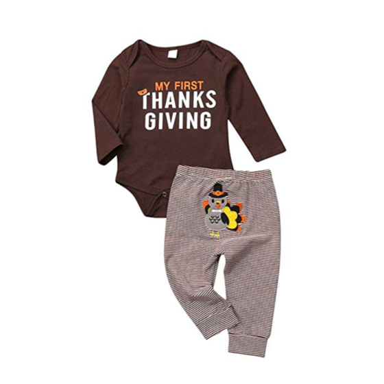 my first thanksgiving baby boy outfit