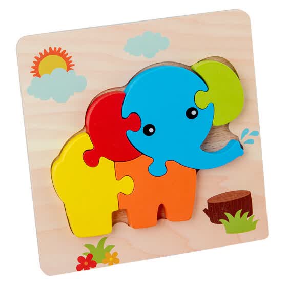 wooden animal puzzles for toddlers