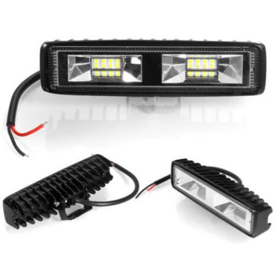 Shop 2pcs Led Light Bar Universal Fog Light 18w 12v 16led Car Work Bar Beam Lamp For Suv Off Road Online From Best Other Car Lights Lighting On Jd Com Global Site