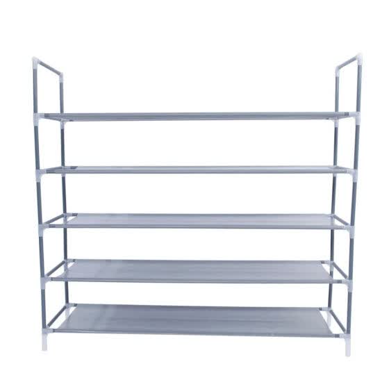 Shop Simple Multi Layer Shoe Rack Non Woven Fabric 5 Layers Shoes Hallway Cabinet Organizer Home Furniture Shelf Online From Best On Jd Com Global Site Joybuy Com