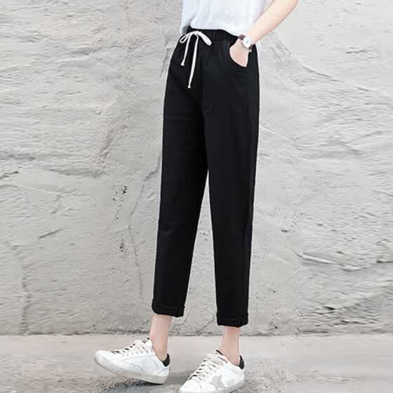 women's cotton summer pants