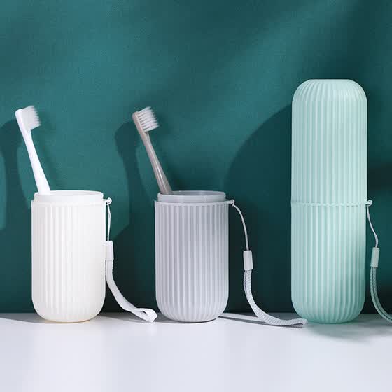 toothbrush and toothpaste travel case