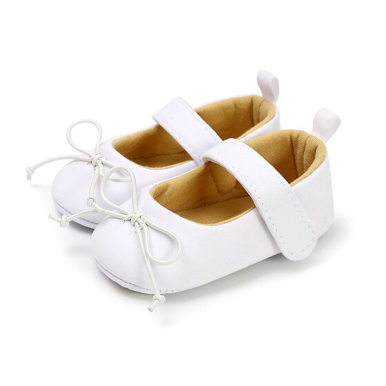 Toddler Baby Girl Bow-knot Canvas Shoes Sneaker Anti-slip Soft Sole Shoes