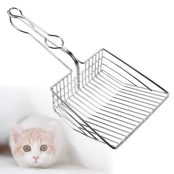 stainless steel cat litter scoop