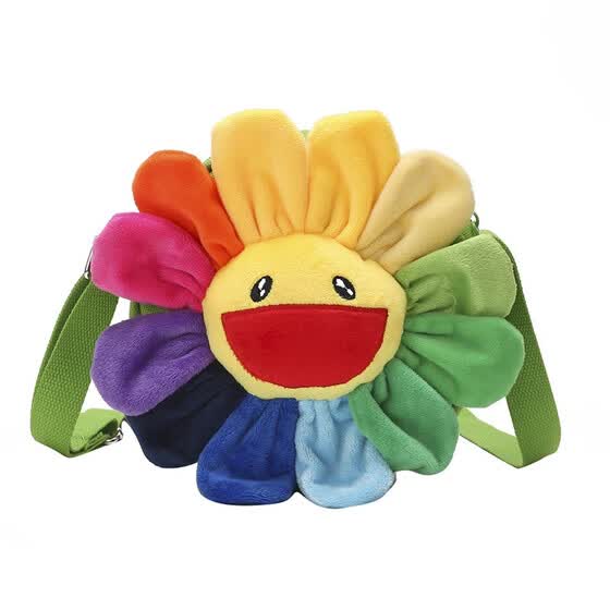 rainbow sunflower plush