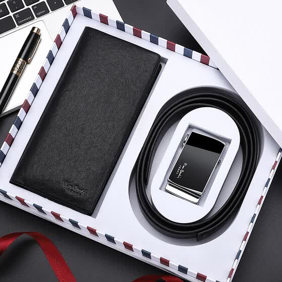 pierre cardin wallet and belt set