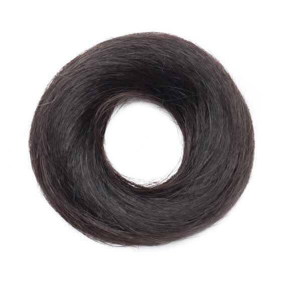 Shop 100 Human Hair Scrunchies Curly Messy Hair Bun Extensions