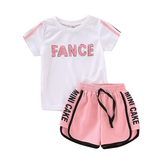 Mama/'s Bestie Baby Toddler Kids Girl Pink Arrow Letter T-Shirt Tee Tops Summer