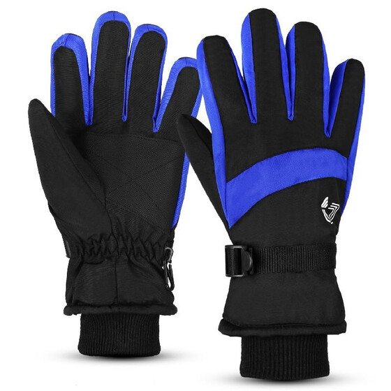 Men Warm Ski Gloves Elastic Wrist Snowboard Outdoor Snow Mittens Sport Gloves
