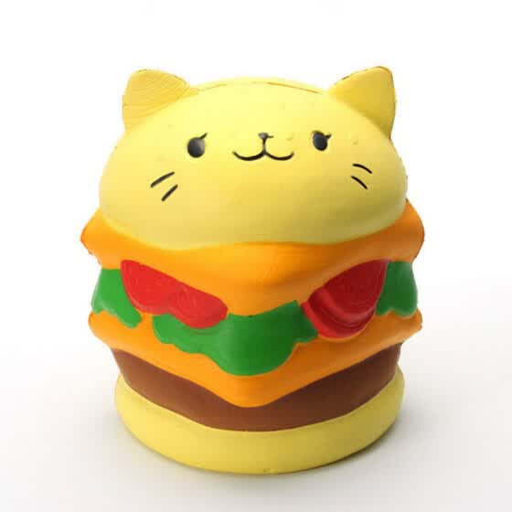 Shop Cute Squishies Jumbo Cat Hamburger Scented Squishy Charm Soft Slow Rising Simulation Kid Toy Gift Online From Best Finger Puppets On Jd Com Global Site Joybuy Com