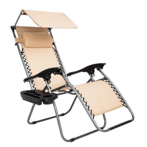 Shop Zero Gravity Lounge Chair With Canopy Folding Chair Poolside