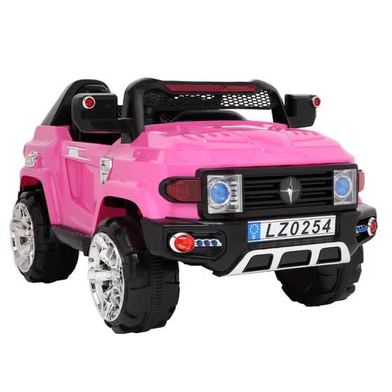 pink police car toy