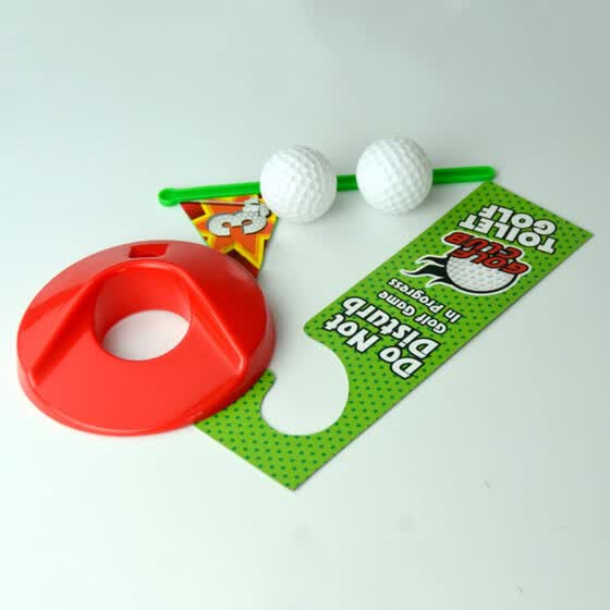 Shop Creative Bathroom Game Toy Toilet Golf Putter Set Mini Golf Set Novelty Play Golf In The Toilet Bathroom Accessories Sets Online From Best Cosmetic Travel Sets On Jd Com Global Site