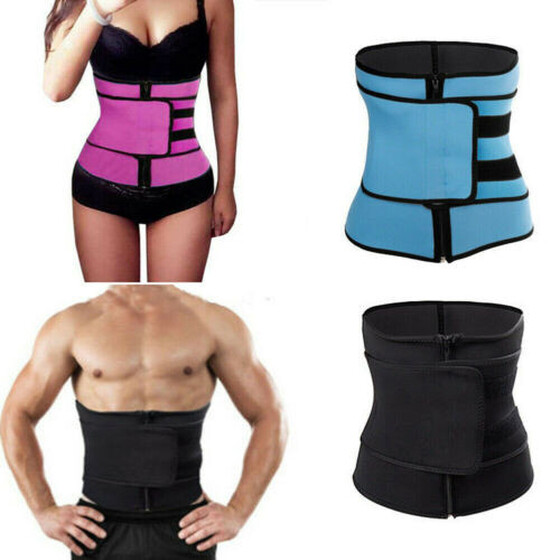 Hot Slimming Men Body Waist Cincher Corset Girdle Vest Sauna Belt Shaper Tummy