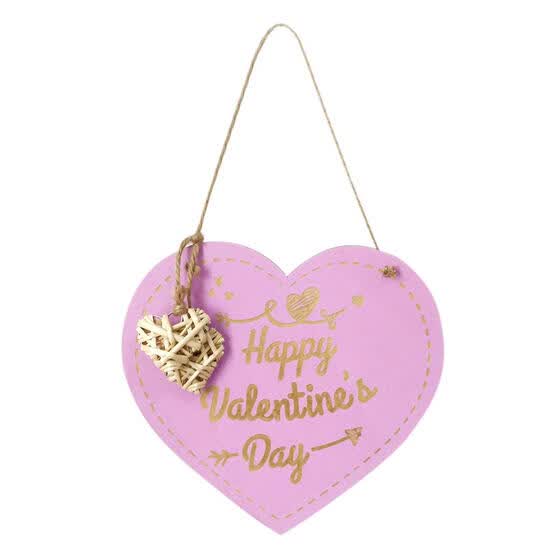 Shop Heart Shape Hanging Ornaments Valentine Day Decoration Tags