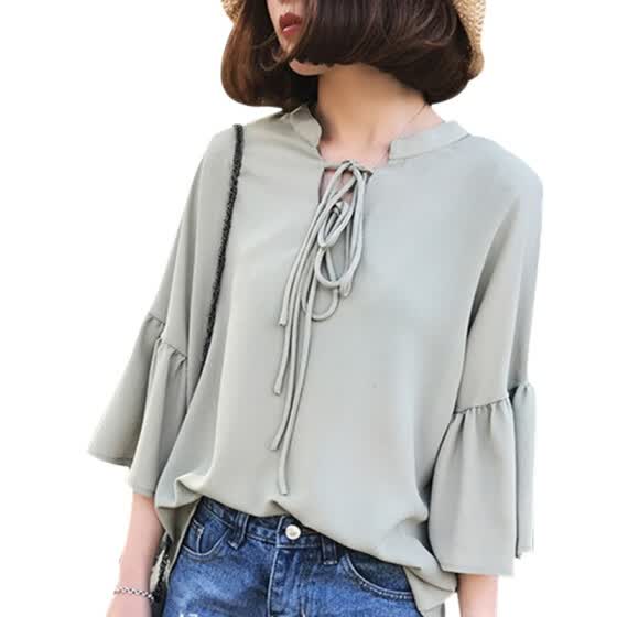 korean chiffon blouse