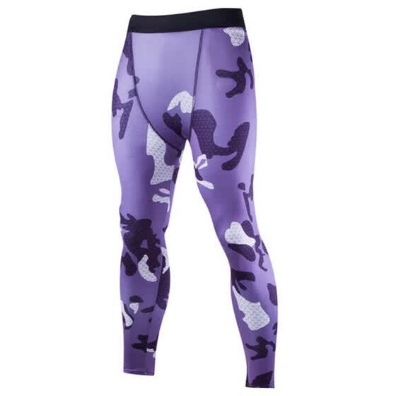 purple compression pants mens
