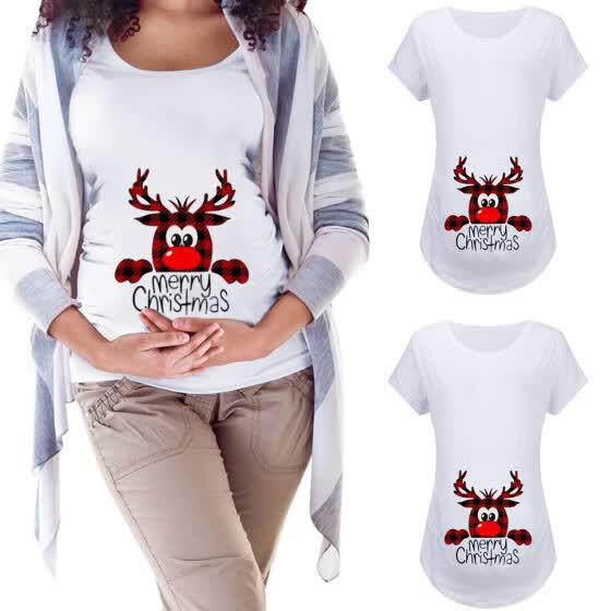 maternity christmas t shirt