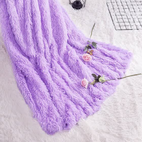 Large Soft Warm Gy Faux Fur Throw Blanket Sofa Double Soft Warm Gy Faux Fur Throw Blanket