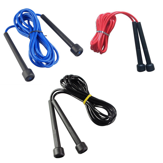 Shop Rope Skipping For Women Men Adjustable Pvc Skipping Rope Jump Rope Black Blue Red Online From Best Strength Training Equipment On Jd Com Global Site Joybuy Com