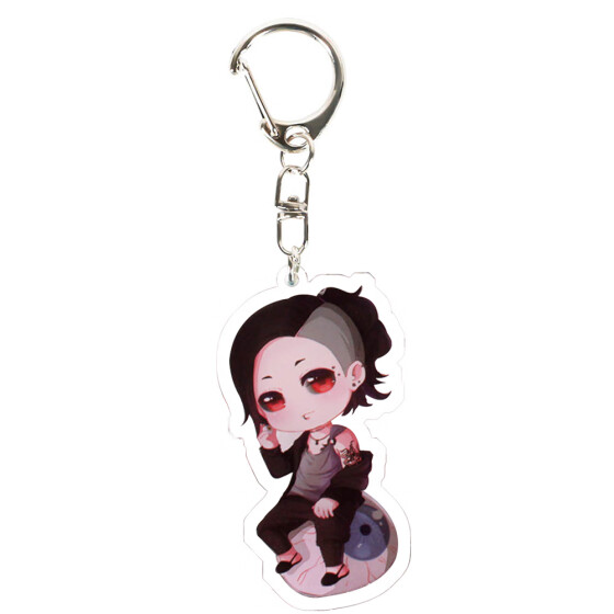 Hot Japan anime Tokyo Ghoul rubber Keychain Key Ring Rare cosplay
