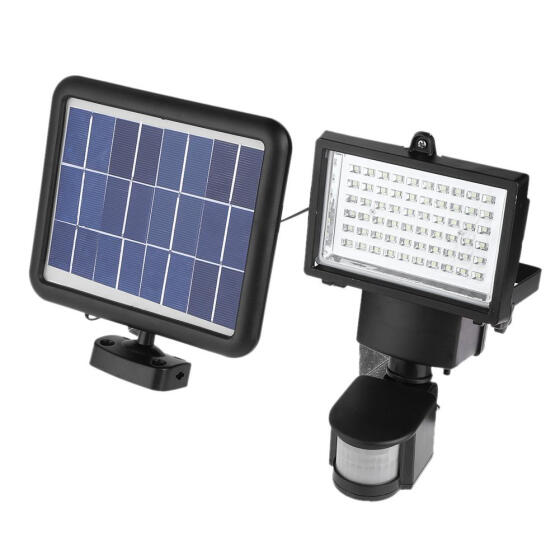 60 Led Solar Power Motion Sensor Garden Security Lamp Outdoor Waterproof Light