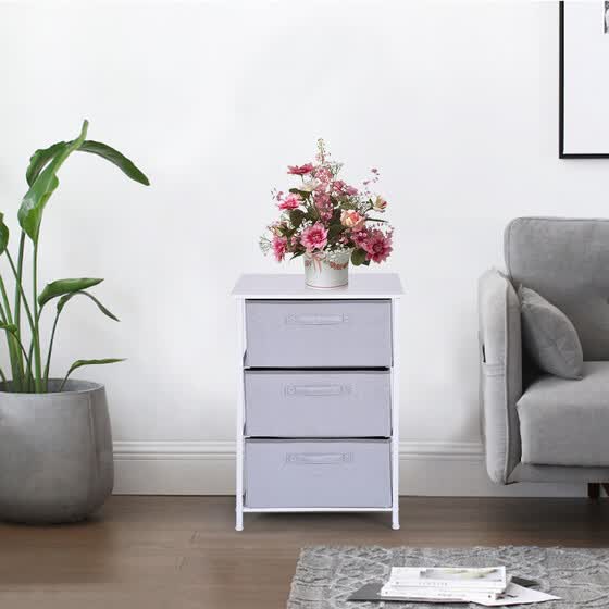 Vertical Dresser Storage Tower Sy Steel Frame Wood Top Vertical Dresser Storage Tower