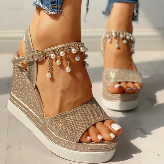 pearl shoes sandals