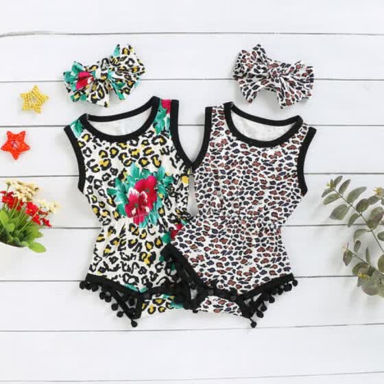 kids leopard print jumpsuit
