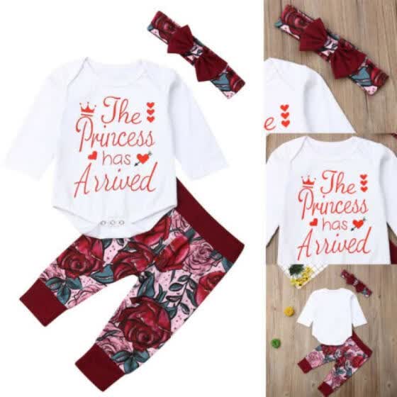 the princess has arrived baby outfit