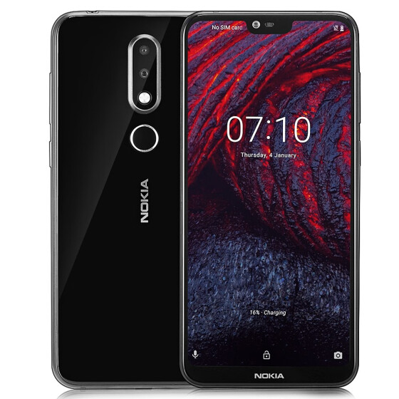 Nokia X6 4G Phablet 5.8 inch Android 8.1 Qualcomm Snapdragon 636 Octa Core 4GB RAM 64GB ROM 16.0MP + 5.0MP Dual Rear Cameras Finge