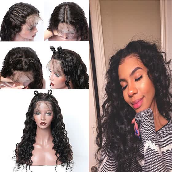 Shop Curly Wig Glueless Front Lace Wigs Black Women Indian Remy