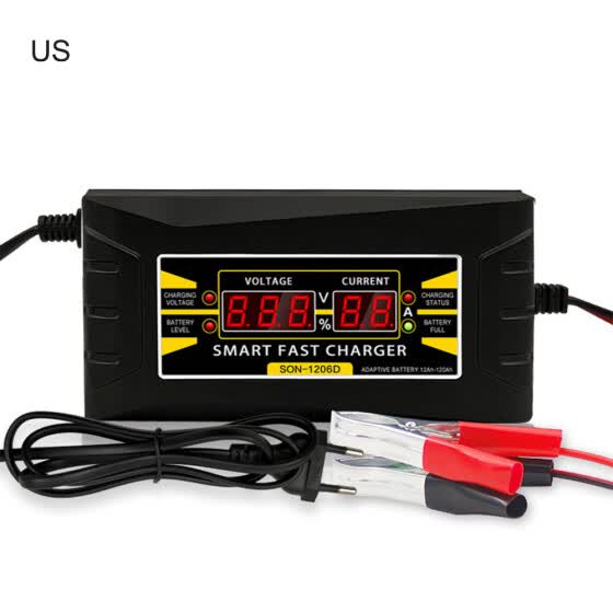 digital car battery charger