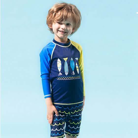 long sleeve children's swimwear