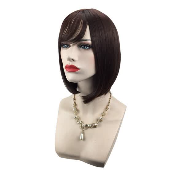 Shop Bob Short Straight Wigs Women S Wig Head Full Heat Resistant